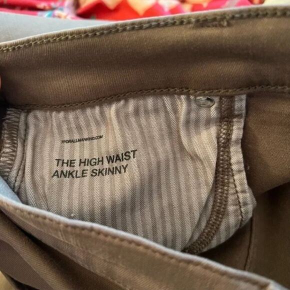 7 for All Mankind High Rise Ankle Skinny Jeans - Picture 8 of 9